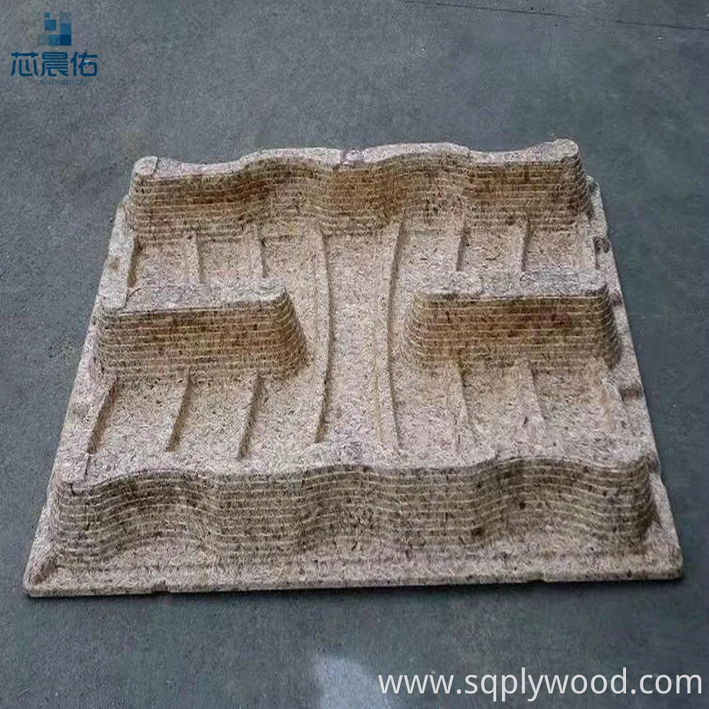 Compressed Wood Chip Pallets 1200X1000mm with Wood Chip Bottom Deck